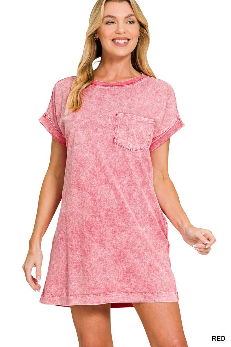 Zenana Cotton T-shirts Dress