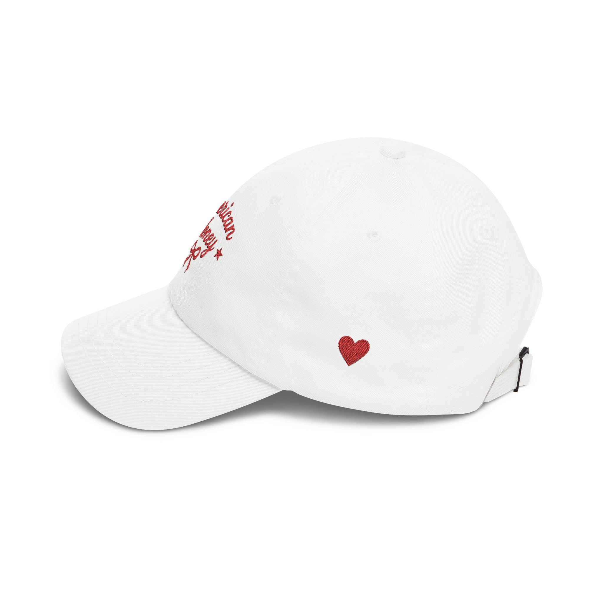 American Honey Embroidered White Baseball Hat