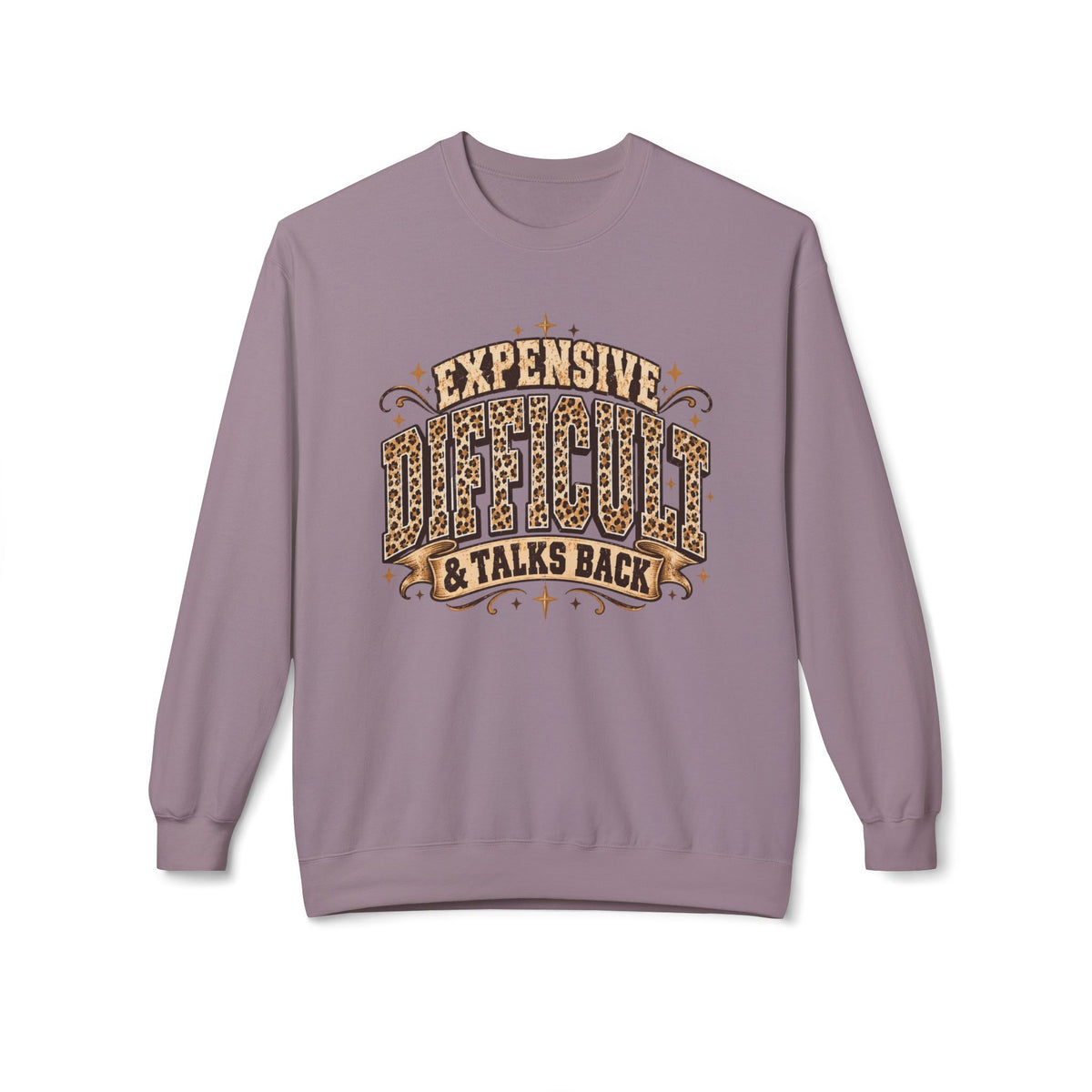 Talks Back Fleece Crewneck