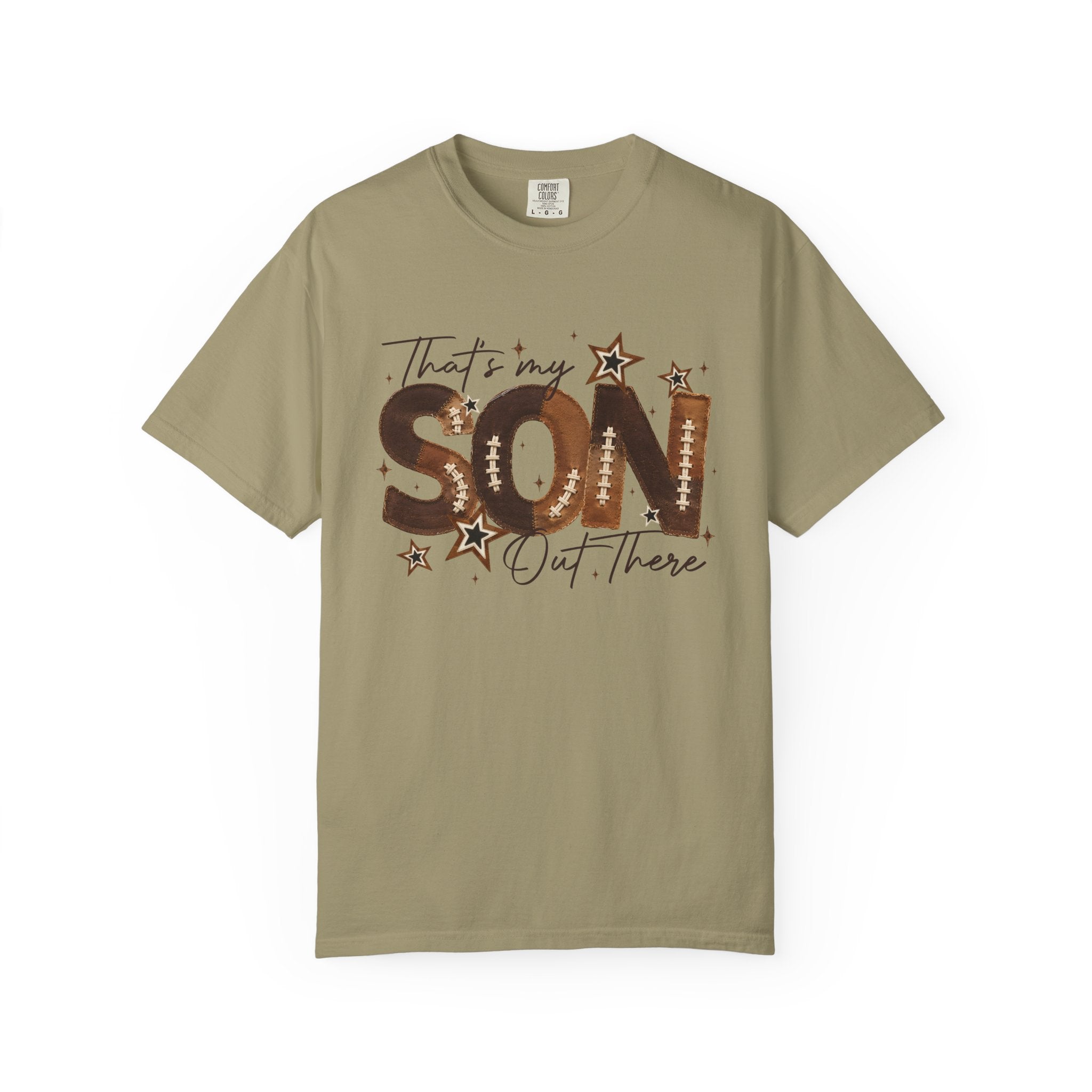 That’s My Son Football T-Shirt — Personalized Jersey Number Tee