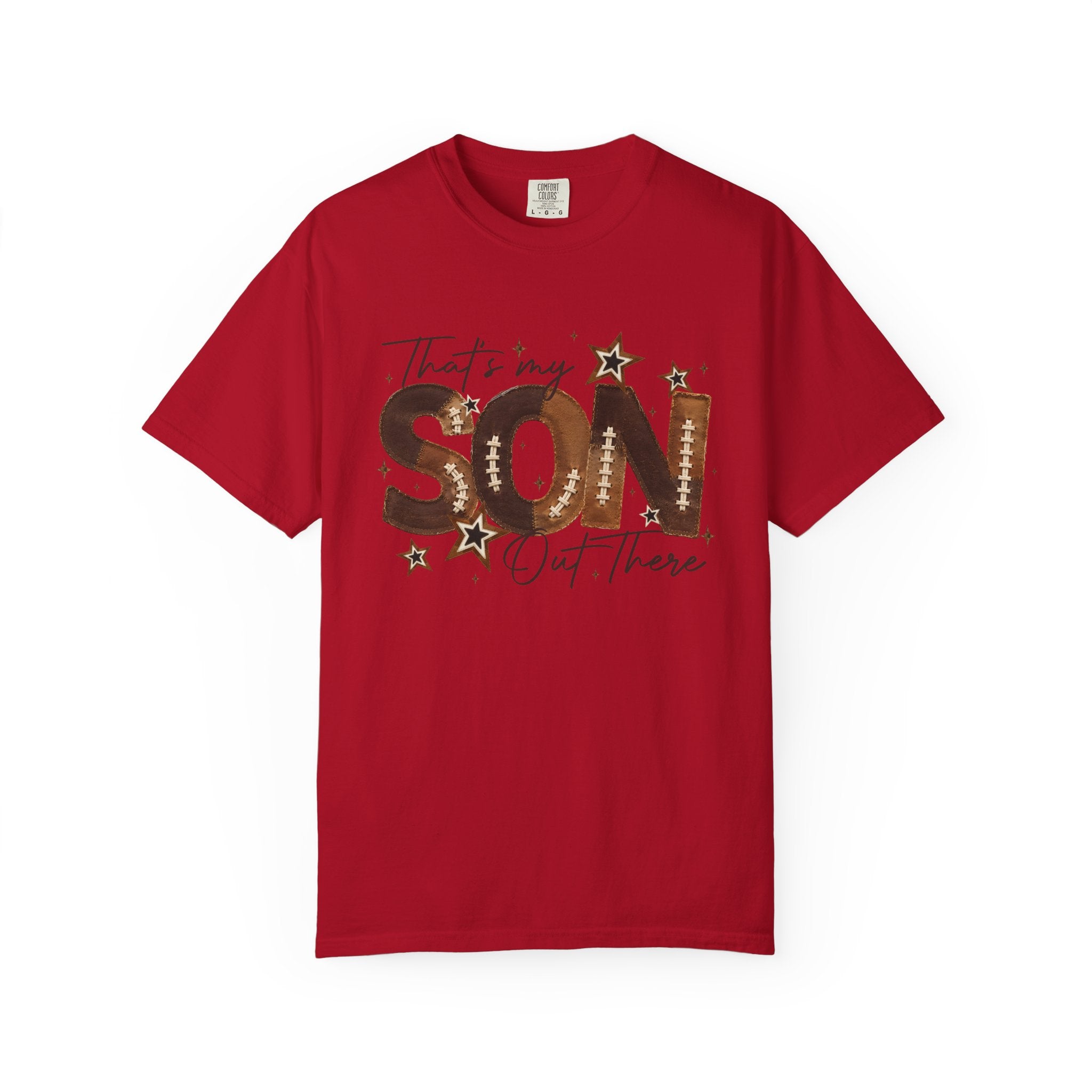That’s My Son Football T-Shirt — Personalized Jersey Number Tee