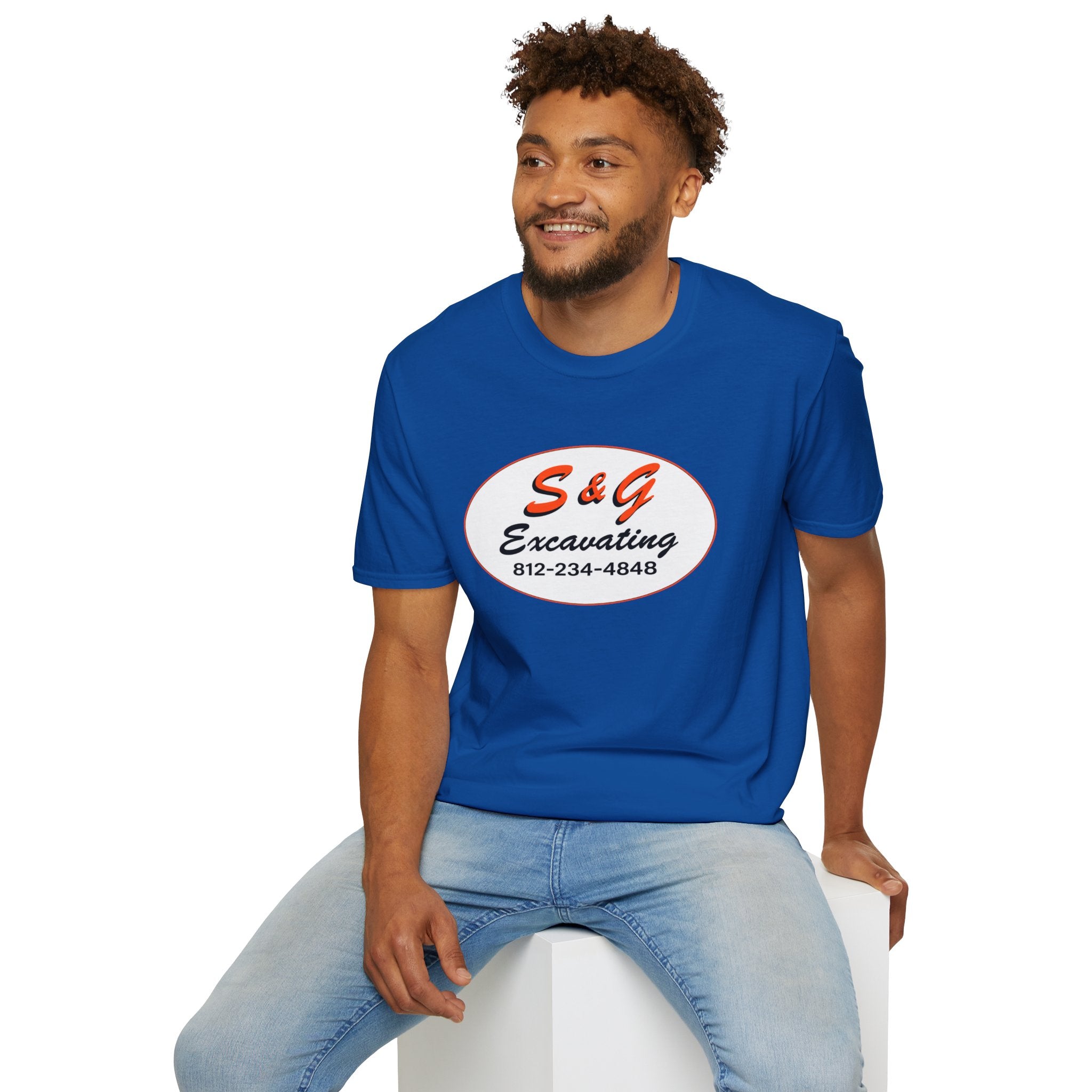 Excavation Logo T-Shirt — S&G Excavating (812-234-4848)