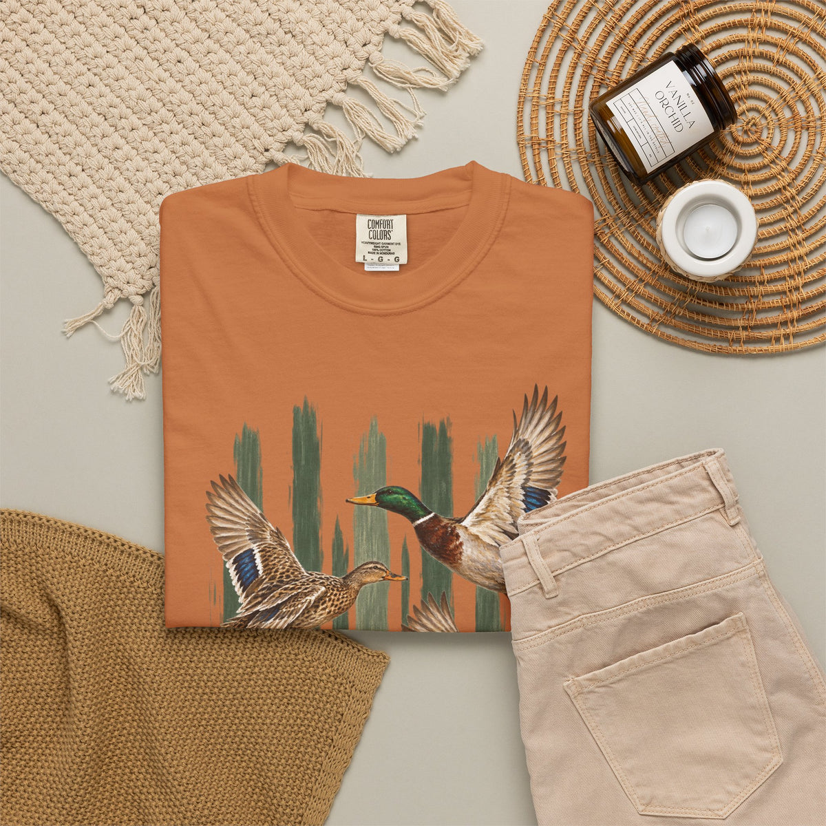 Duck stripped t-shirt