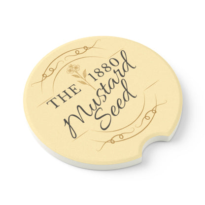 Soapstone Car Coaster — "The 1880 Mustard Seed"