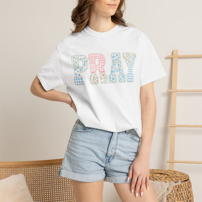 Pray Patchwork Tee