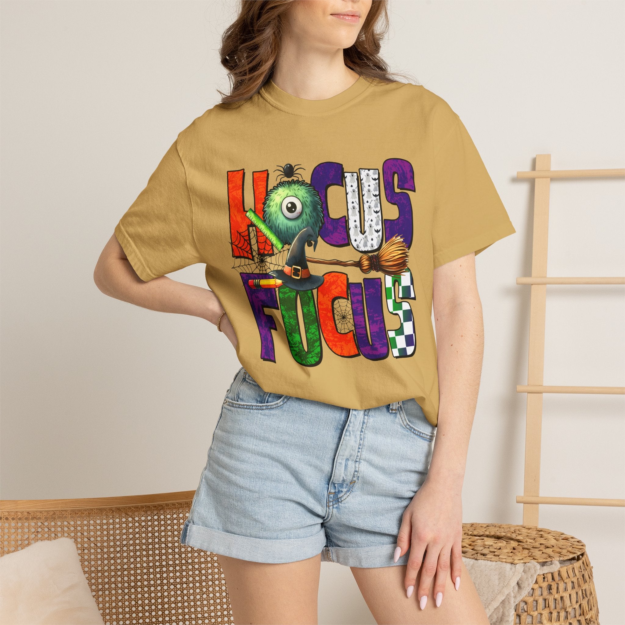 Kids' 'Hocus Focus' Halloween T-Shirt — Playful Monster Magic Tee