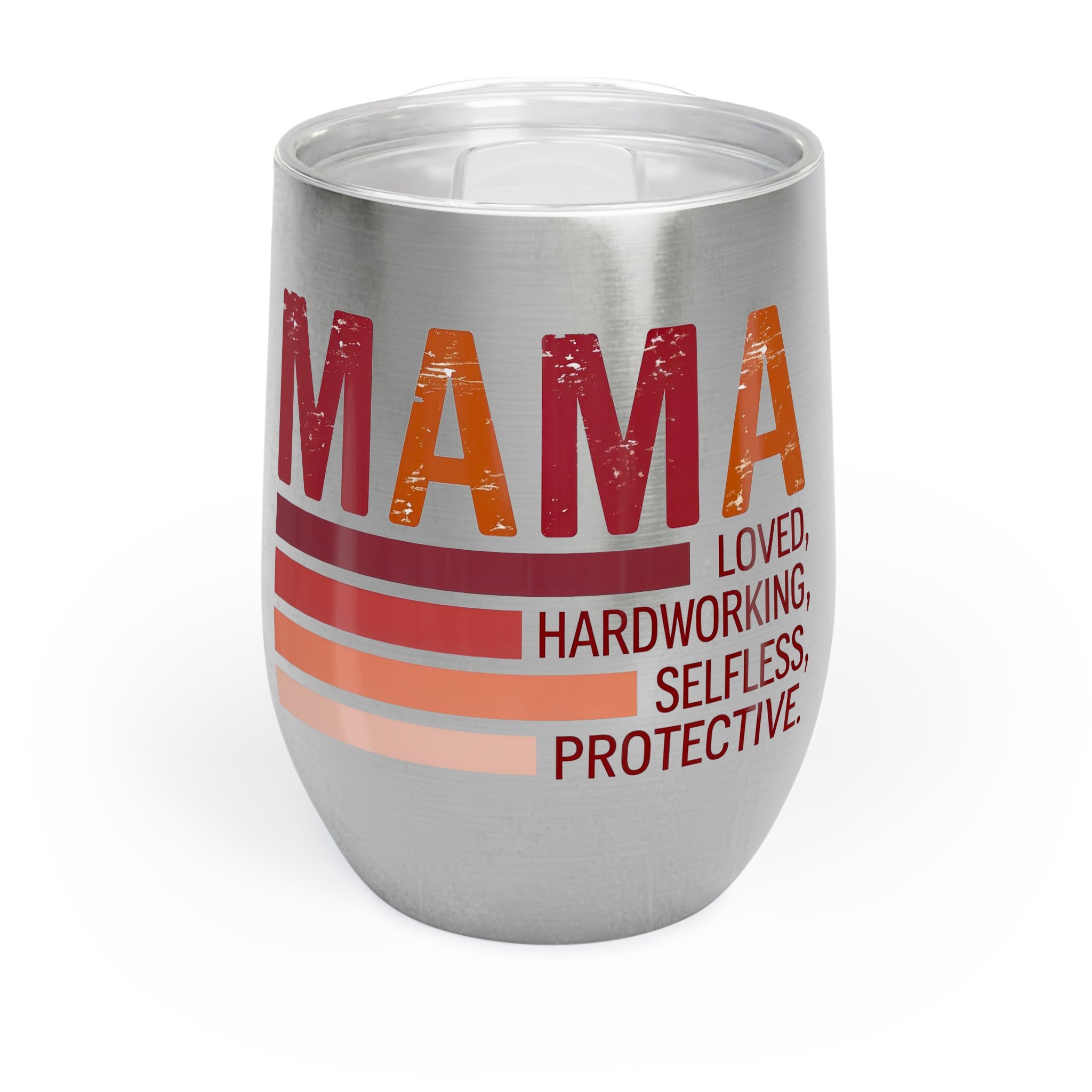 Hardworking Mama Tumbler — Mom Wine Sleeve, Birthday Gift Idea