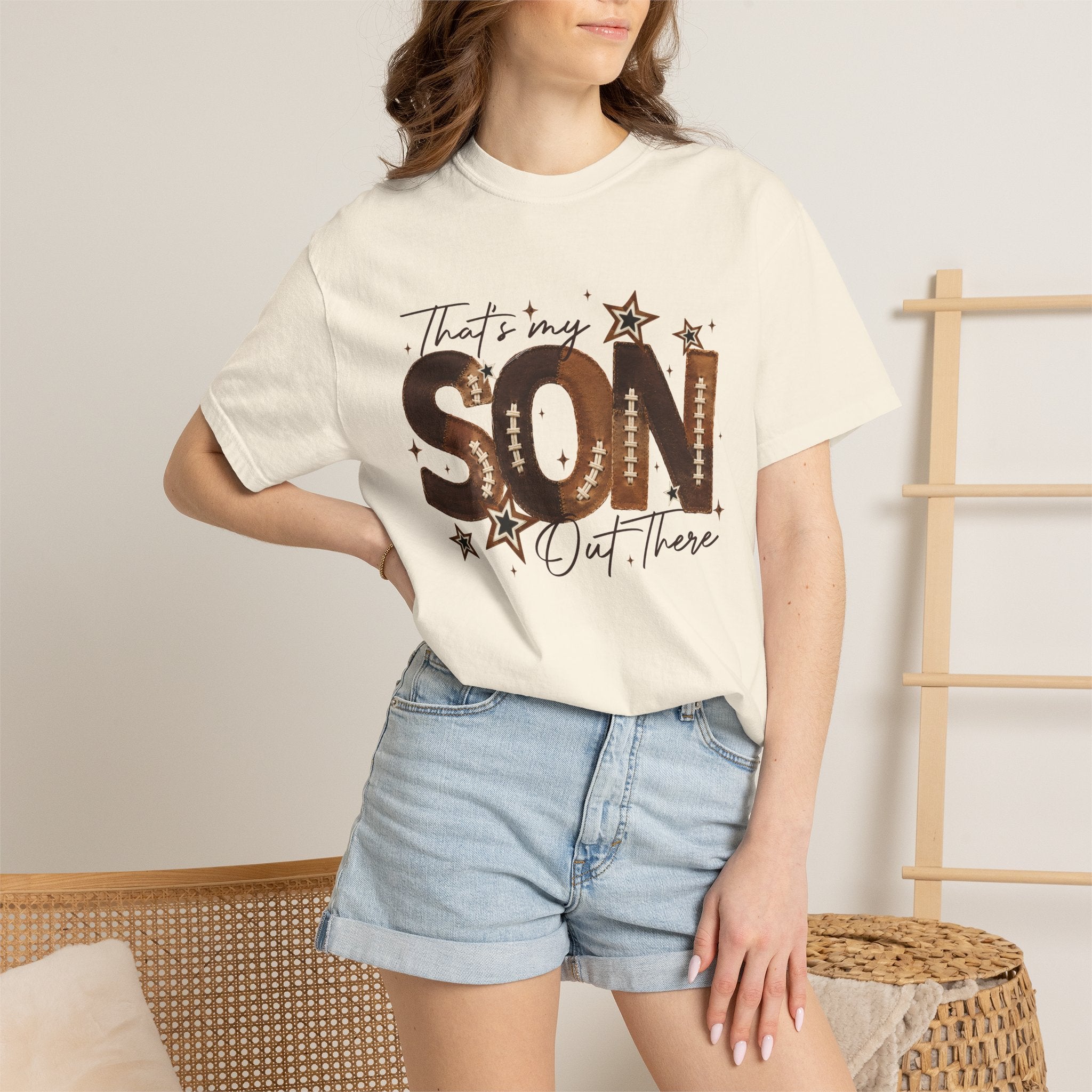 That’s My Son Football T-Shirt — Personalized Jersey Number Tee