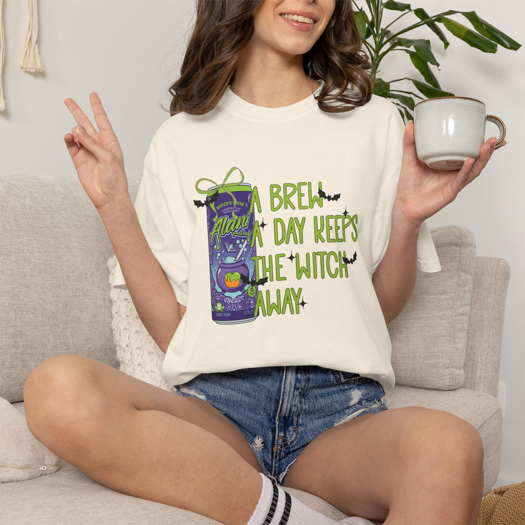 Brew All Day Keeps The Witch Away Tee