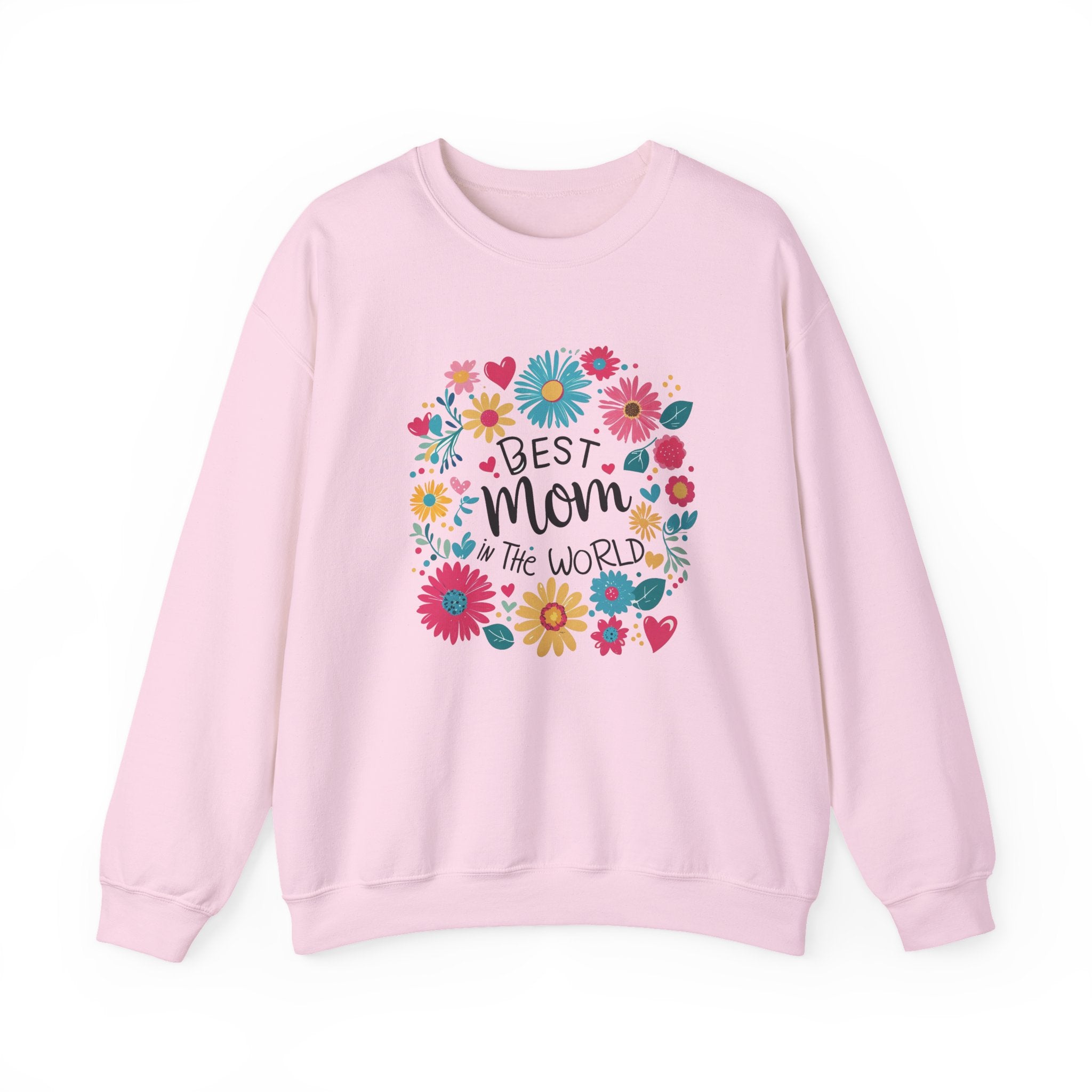 Unisex Heavy Blend™ Crewneck Sweatshirt “Best Mom in the World”