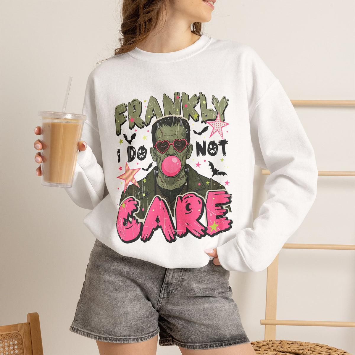 Frankly I Do Not Care Graphic Sweatshirt