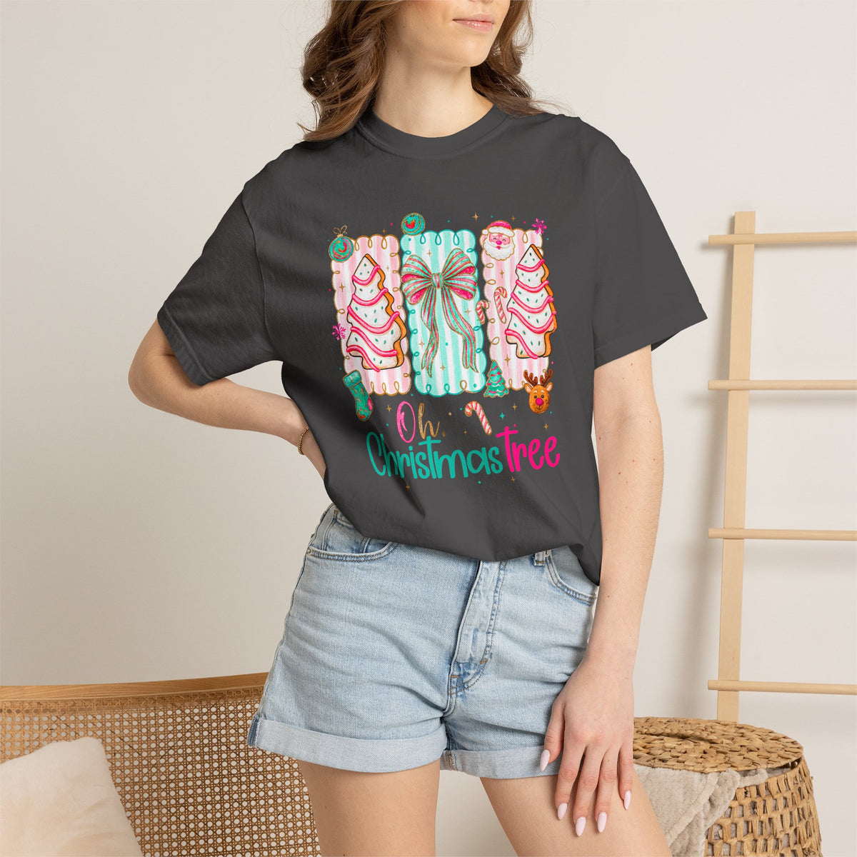 Christmas Tree Candy Cane T-Shirt
