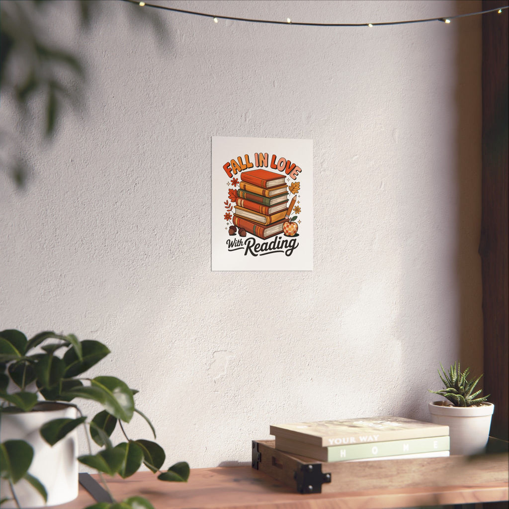 Fall in Love With Reading Poster