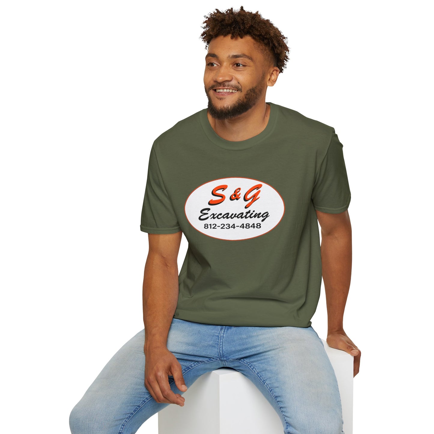 Excavation Logo T-Shirt — S&G Excavating (812-234-4848)
