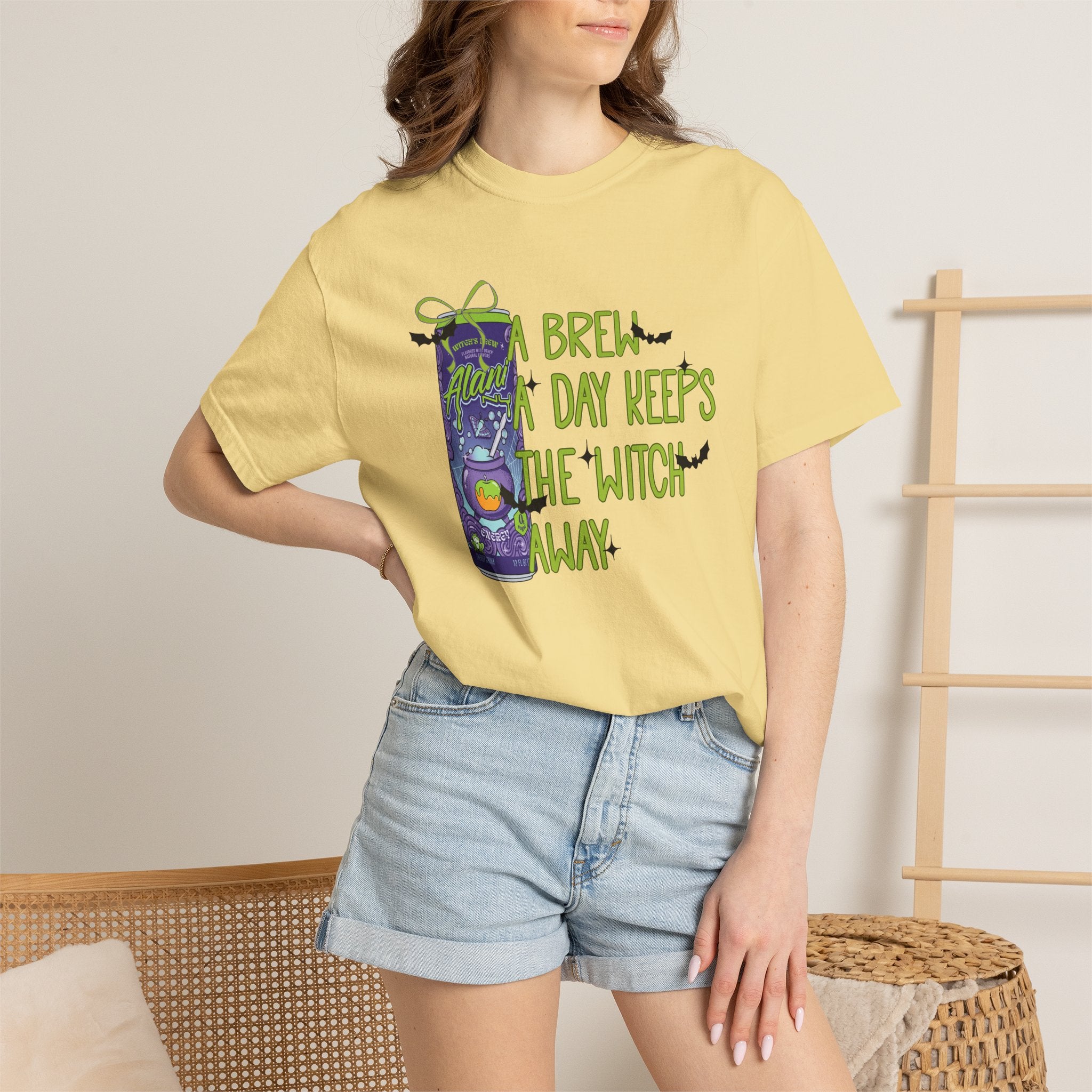 Brew All Day Keeps The Witch Away Tee