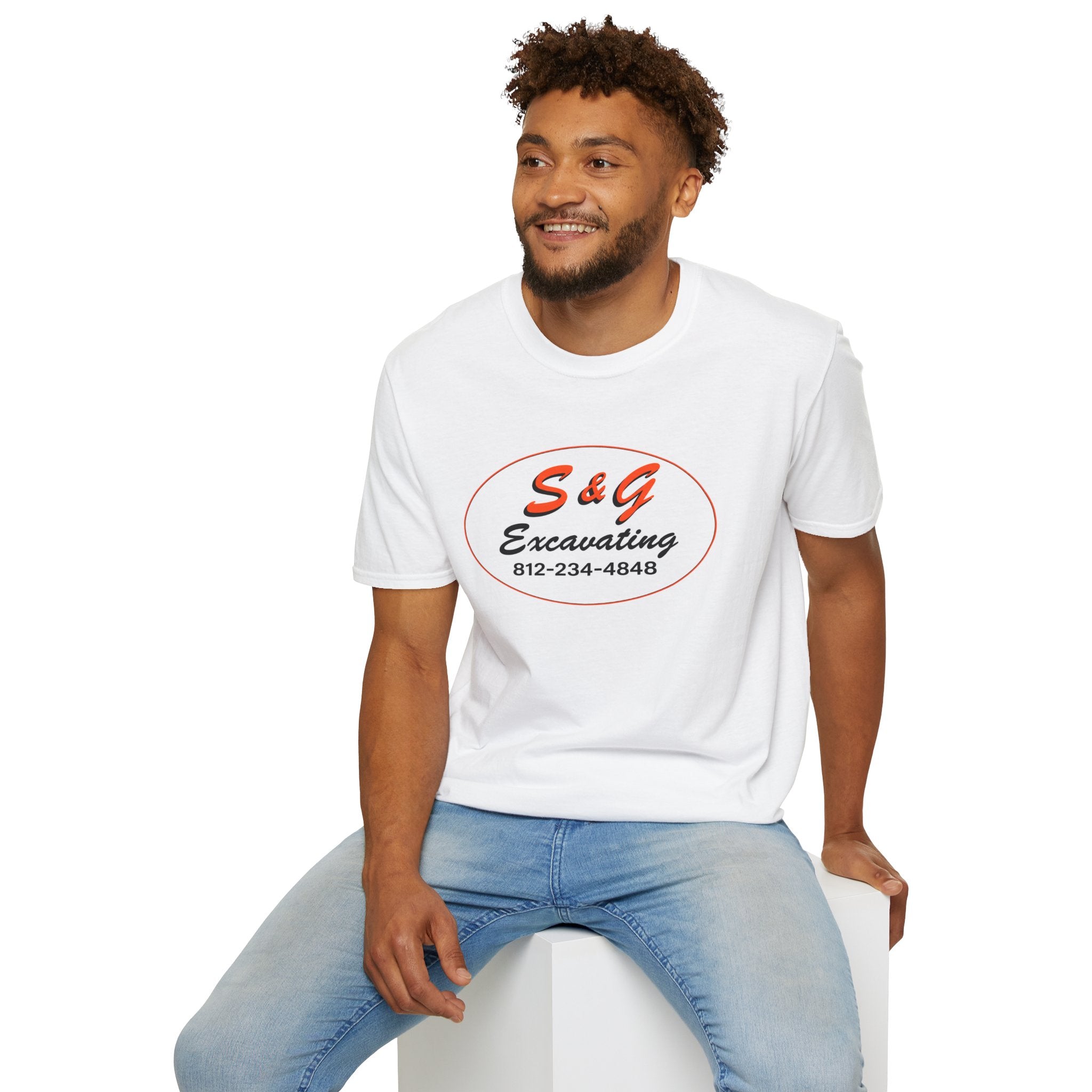Excavation Logo T-Shirt — S&G Excavating (812-234-4848)
