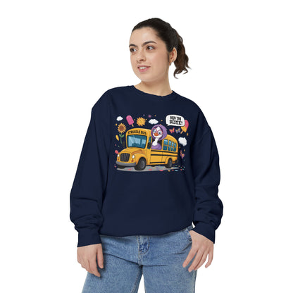 School Bus Sloth Crewneck