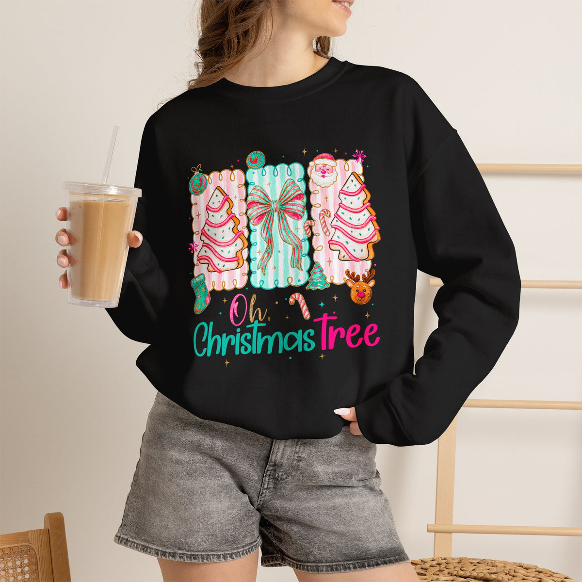 Oh Christmas Tree Christmas Crewneck Sweatshirt