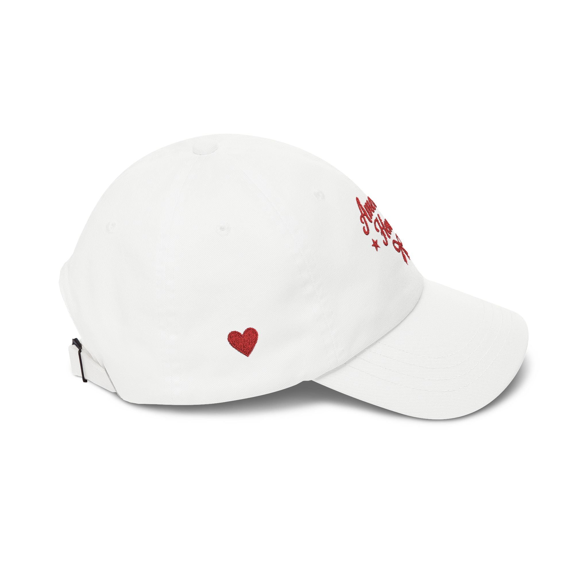 American Honey Embroidered White Baseball Hat
