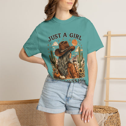 Just A Girl Who Loves Fall Tee