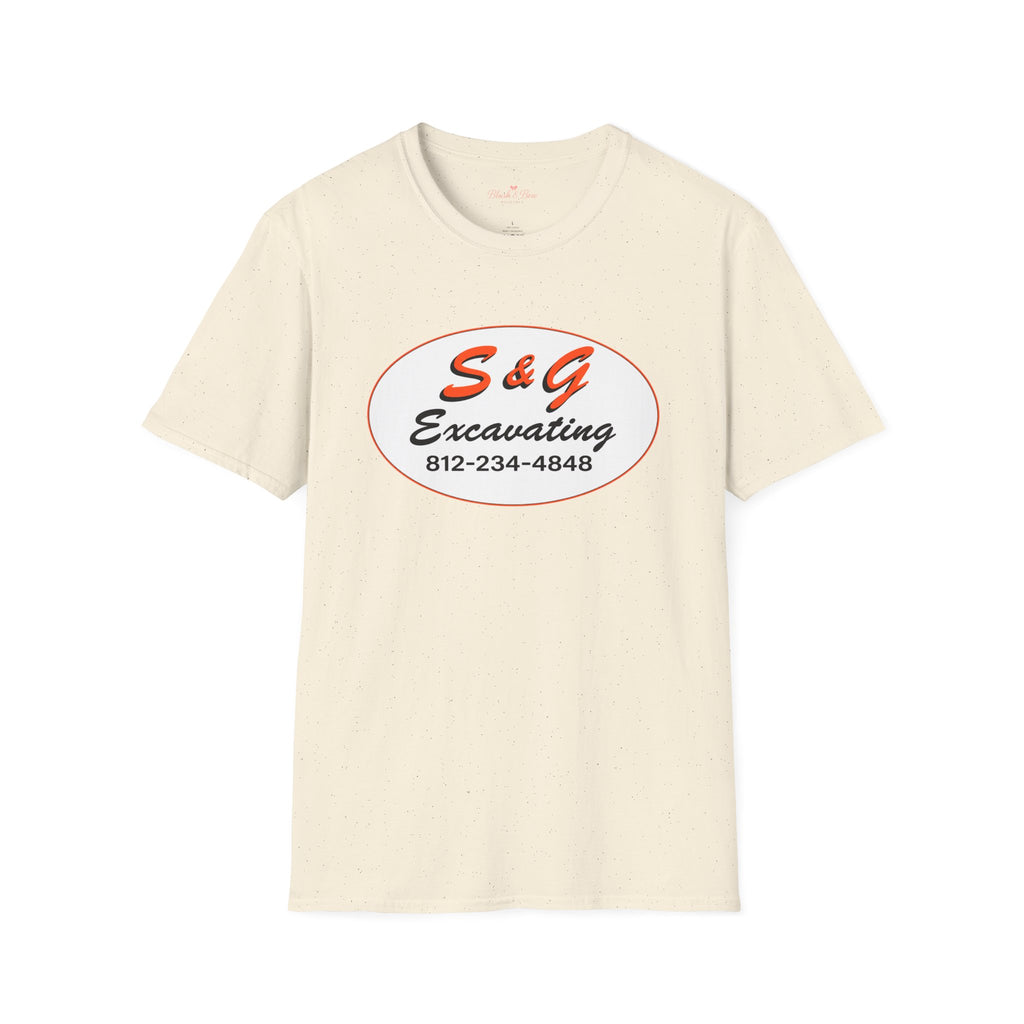 Excavation Logo T-Shirt — S&G Excavating (812-234-4848)