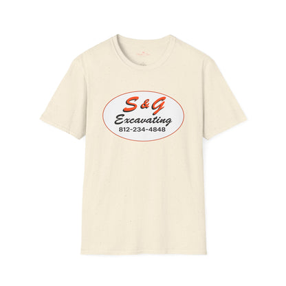 Excavation Logo T-Shirt — S&G Excavating (812-234-4848)