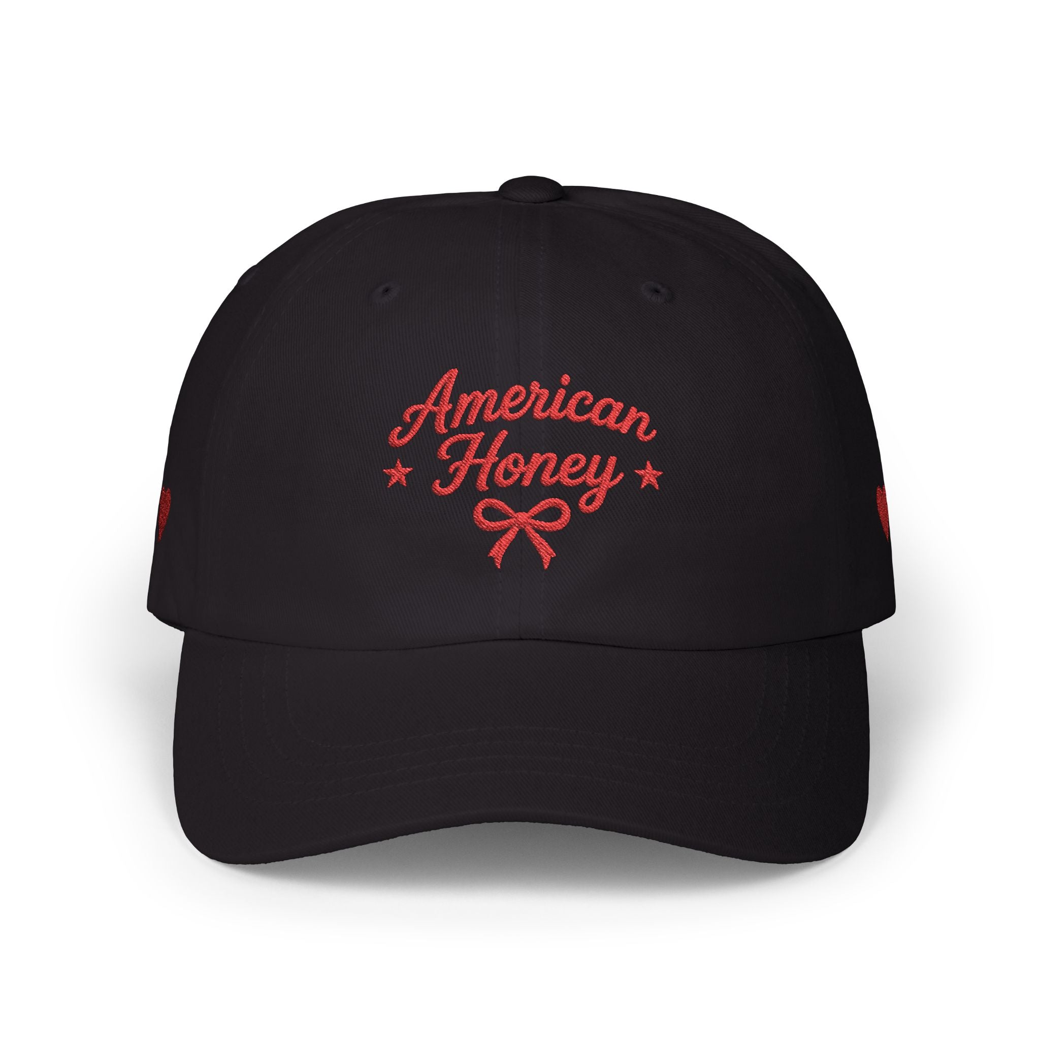 American Honey Embroidered White Baseball Hat