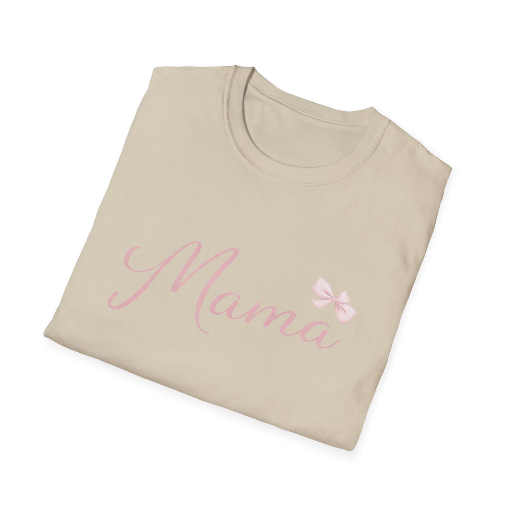 MAMA T-Shirt | pink calligraphy, motherhood tee | Matching MINI Tee