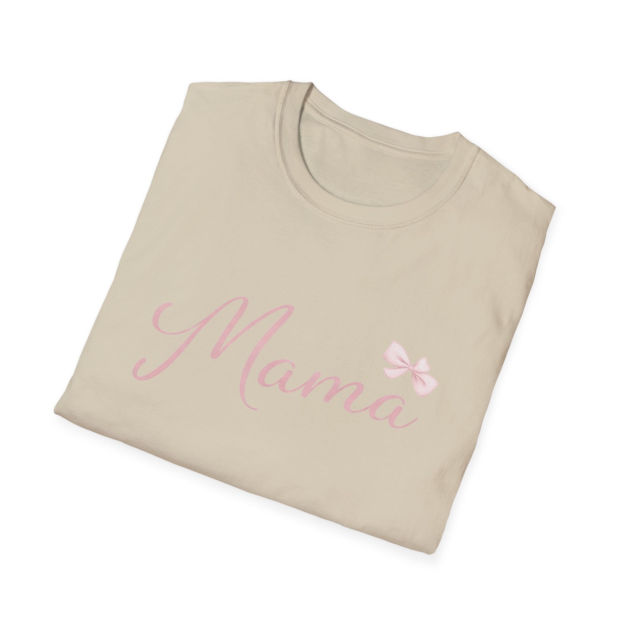 MAMA T-Shirt | pink calligraphy, motherhood tee | Matching MINI Tee