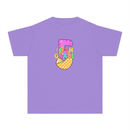 Fifth Grade Ice Cream Pencil Youth Tee
