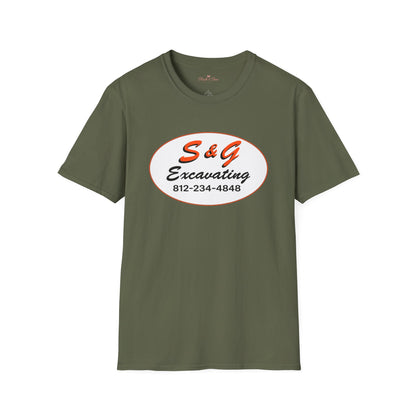 Excavation Logo T-Shirt — S&G Excavating (812-234-4848)