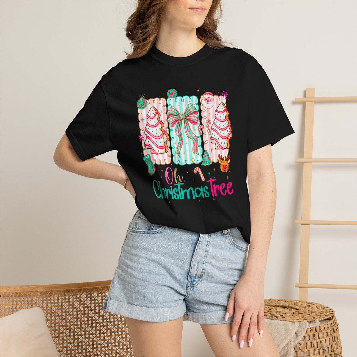 Christmas Tree Candy Cane T-Shirt