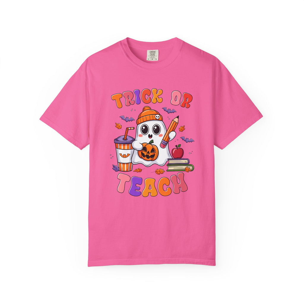 Trick or Teach Halloween Teacher Tee