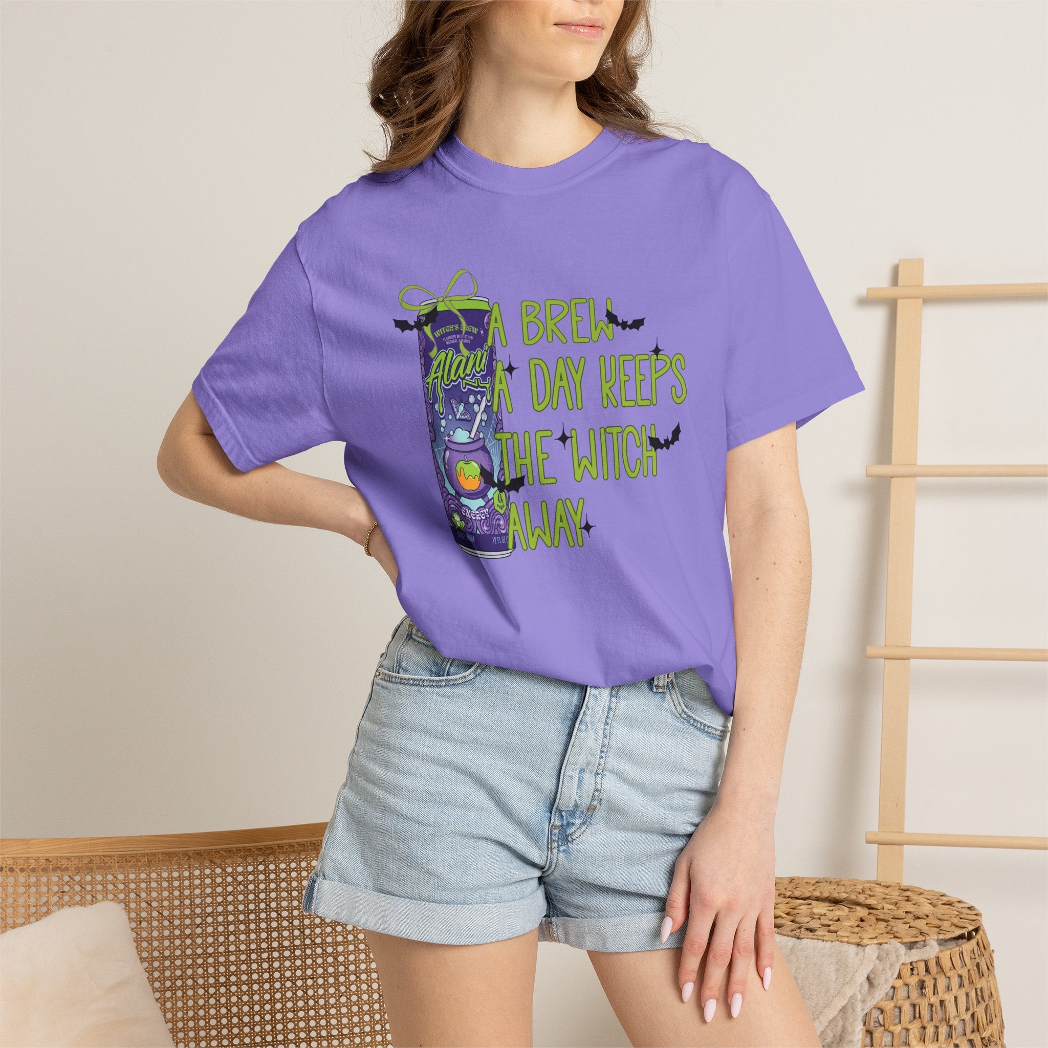 Brew All Day Keeps The Witch Away Tee