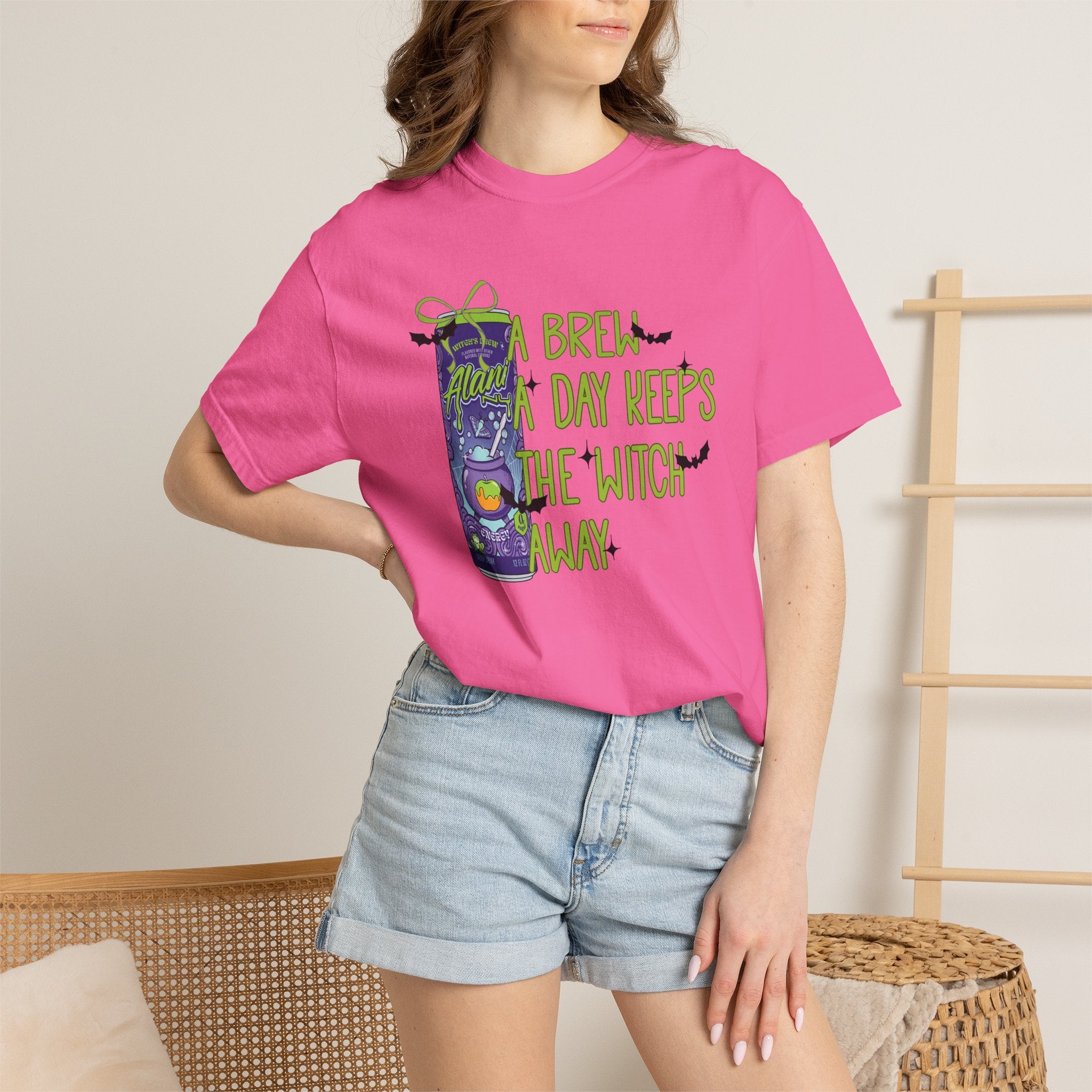 Brew All Day Keeps The Witch Away Tee