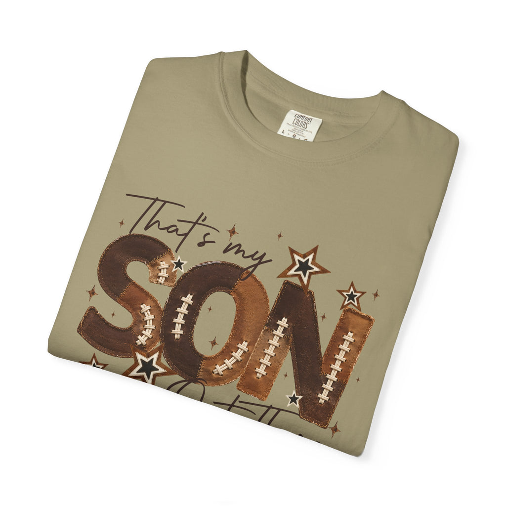 That’s My Son Football T-Shirt — Personalized Jersey Number Tee