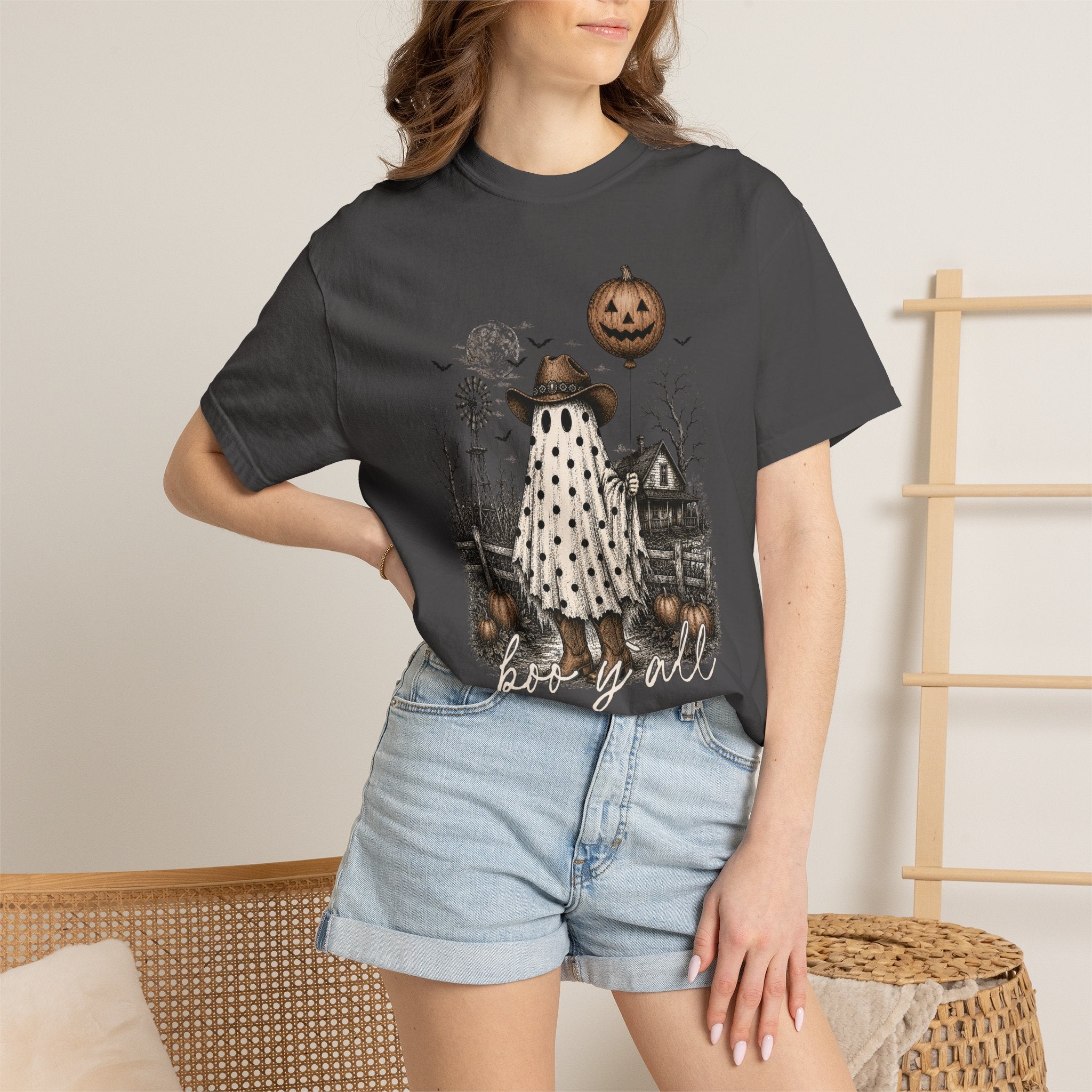 'Boo y'all' Pumpkin Patch Graphic Tee
