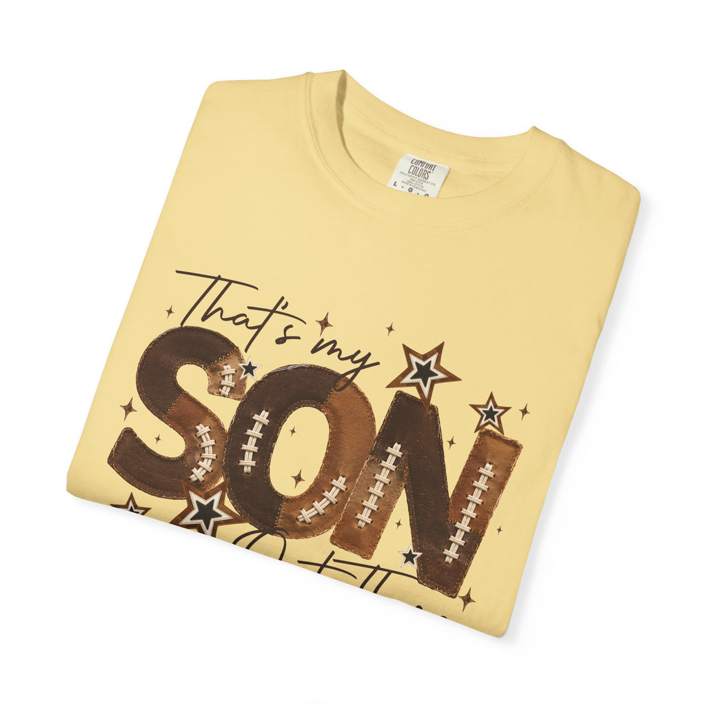 That’s My Son Football T-Shirt — Personalized Jersey Number Tee
