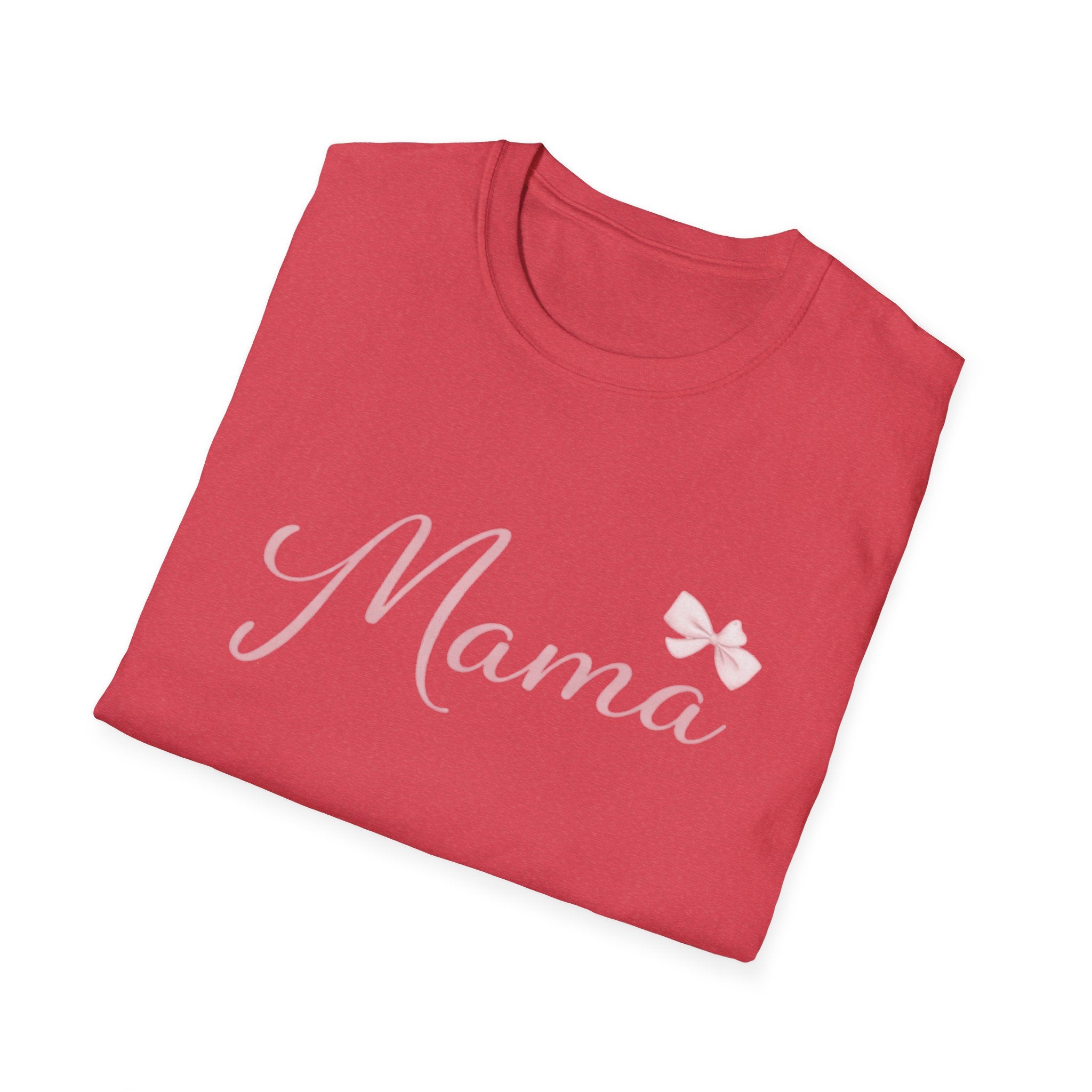 MAMA T-Shirt | pink calligraphy, motherhood tee | Matching MINI Tee