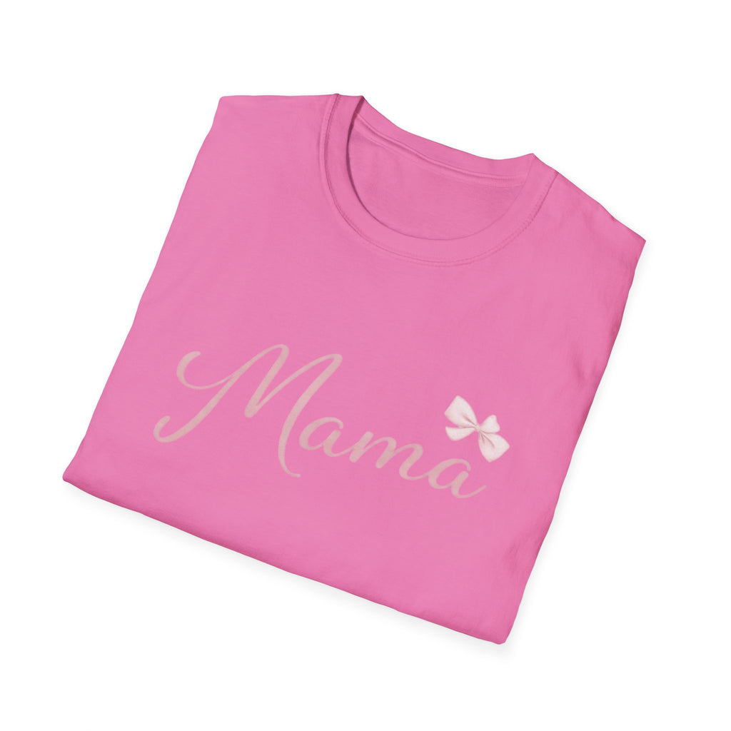 MAMA T-Shirt | pink calligraphy, motherhood tee | Matching MINI Tee