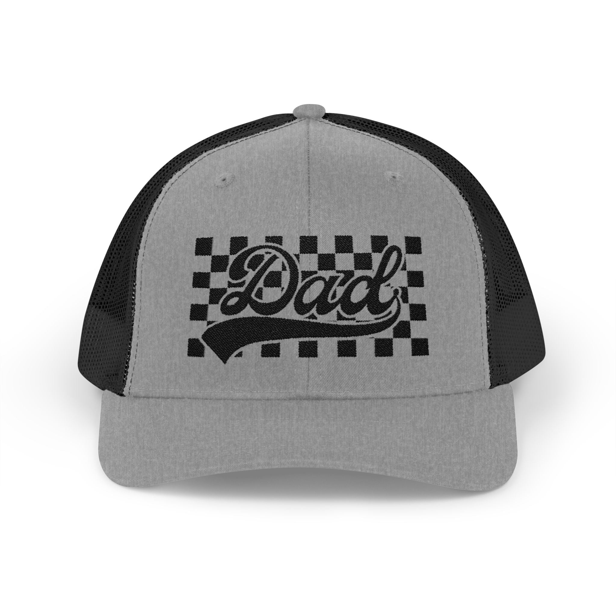 Dad Checkerboard Snapback Cap