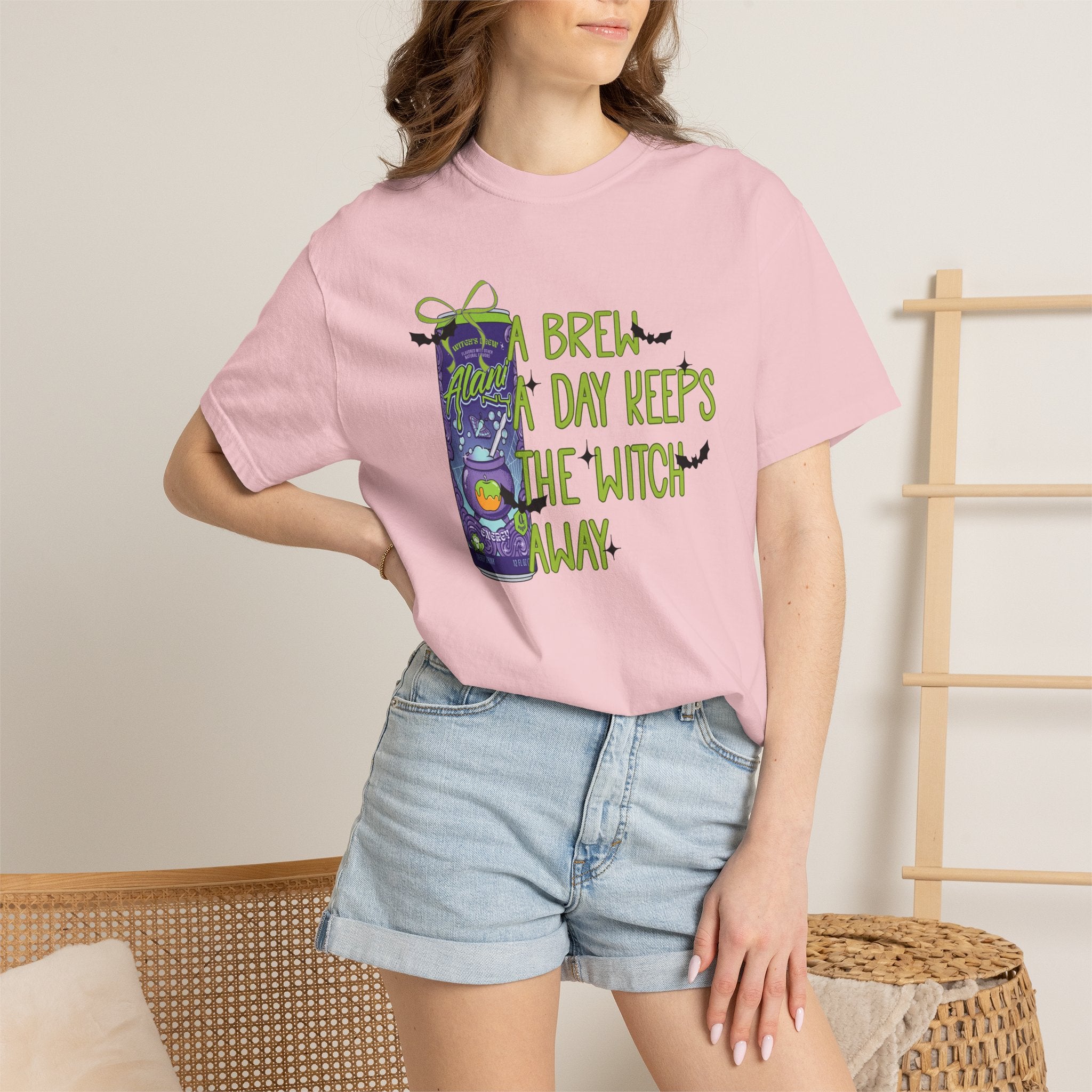 Brew All Day Keeps The Witch Away Tee