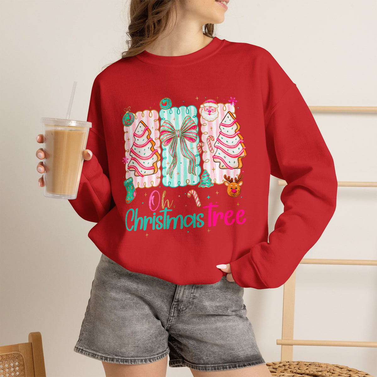Oh Christmas Tree Christmas Crewneck Sweatshirt