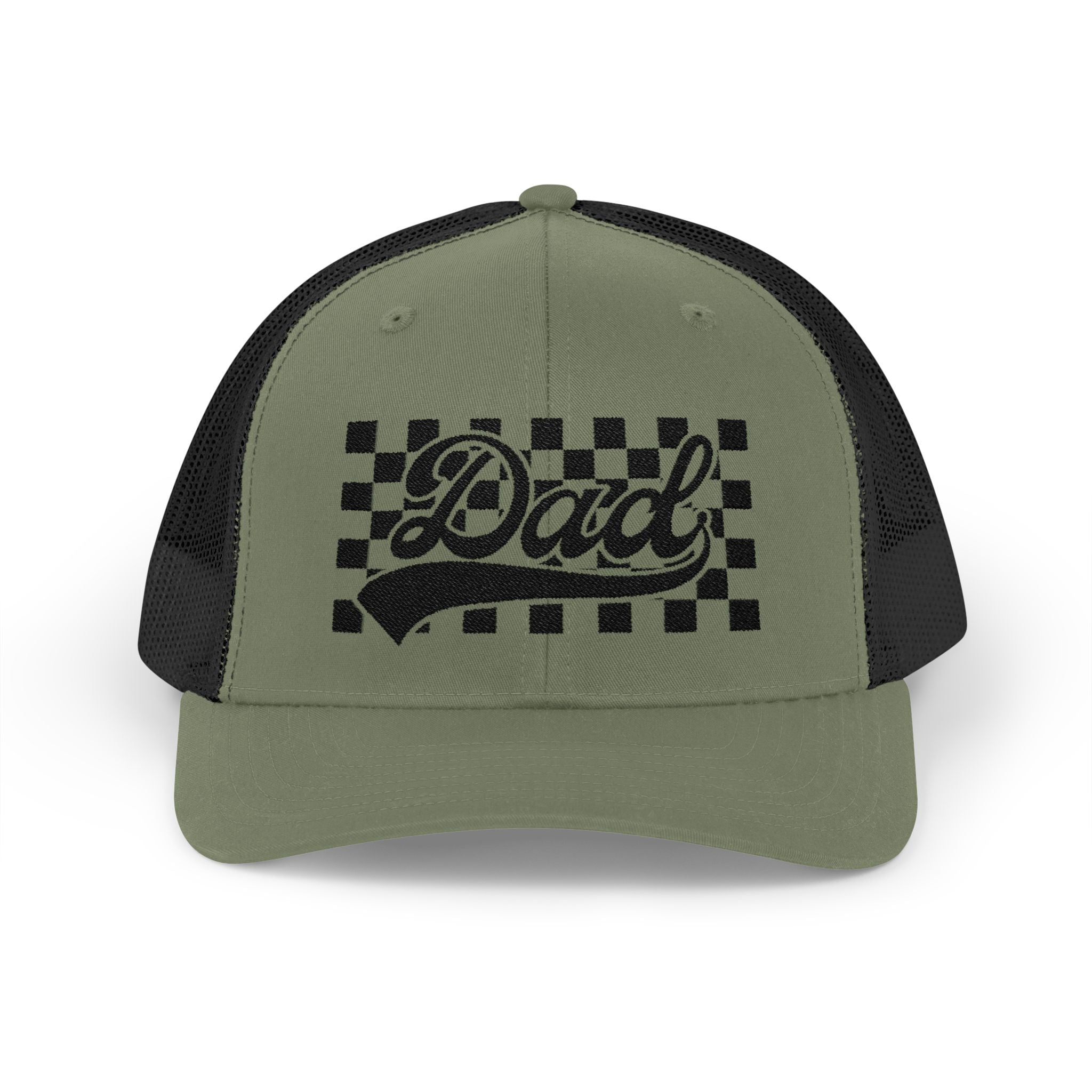 Dad Checkerboard Snapback Cap
