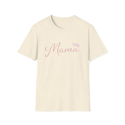 MAMA T-Shirt | pink calligraphy, motherhood tee | Matching MINI Tee