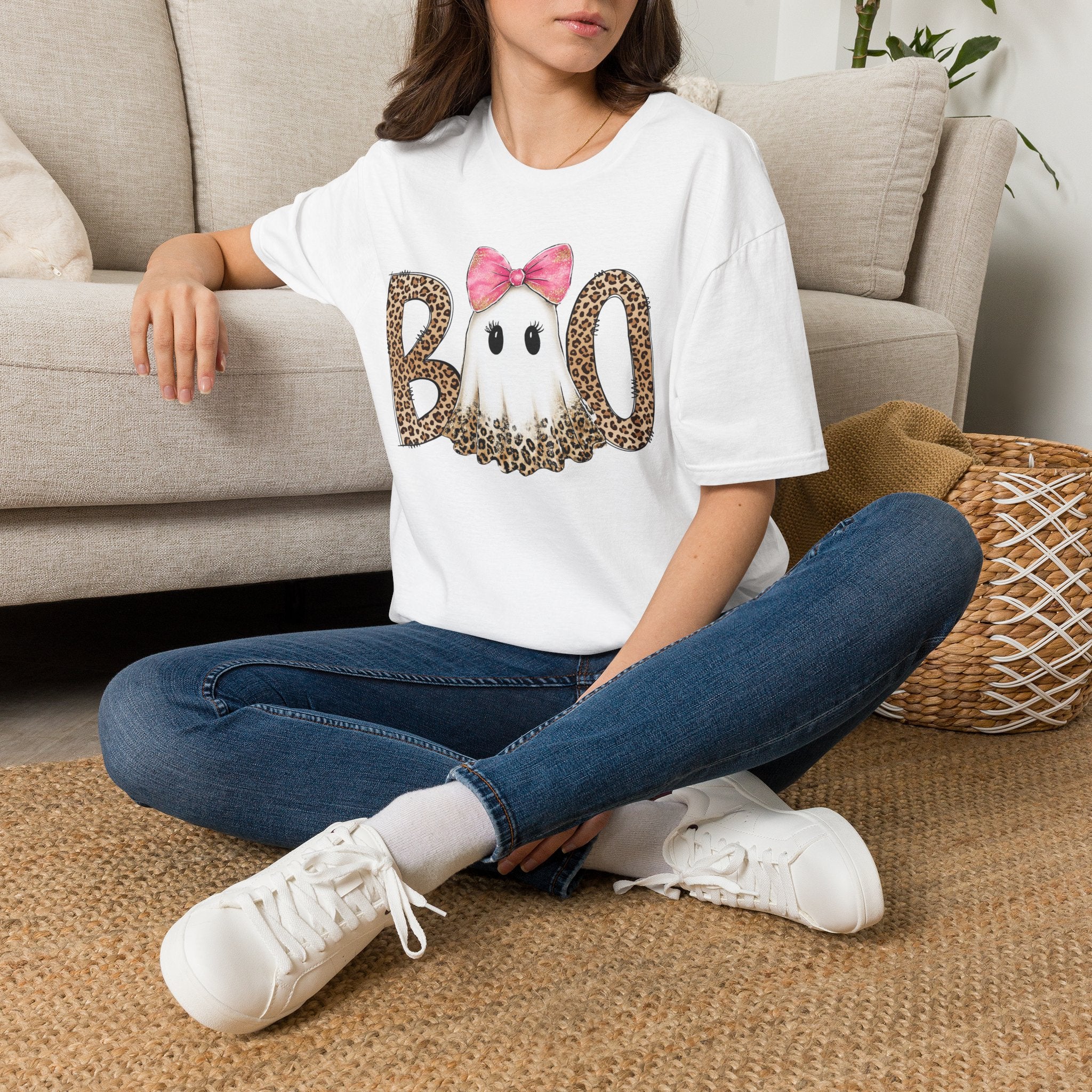 Boo Leopard Ghost Tee