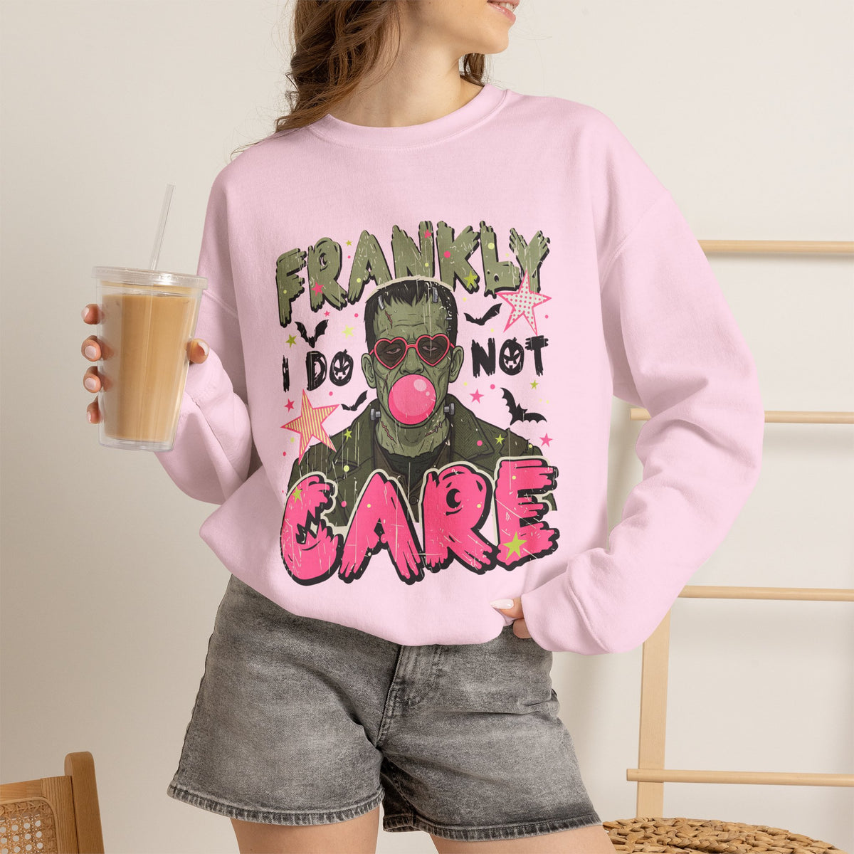 Frankly I Do Not Care Graphic Sweatshirt