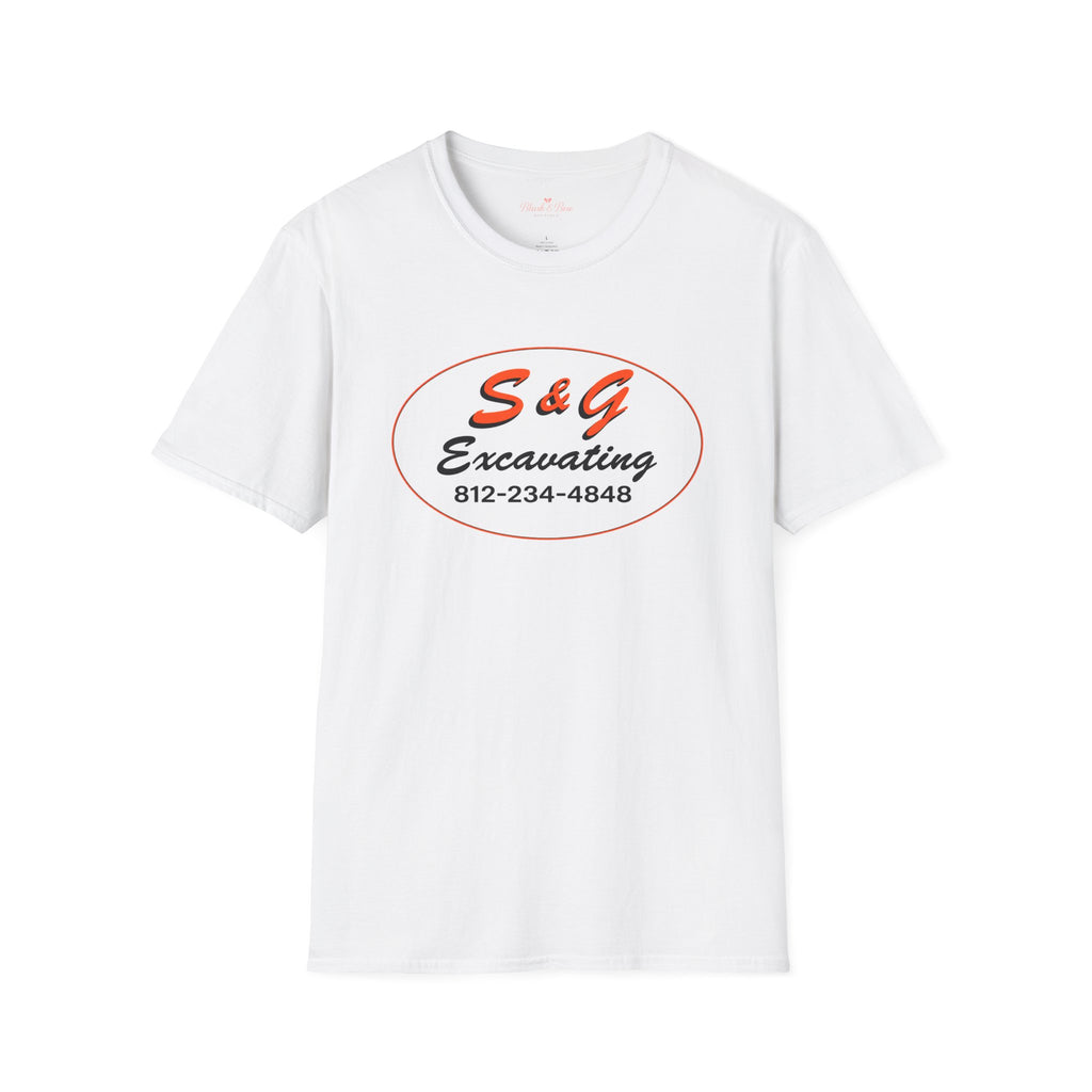 Excavation Logo T-Shirt — S&G Excavating (812-234-4848)