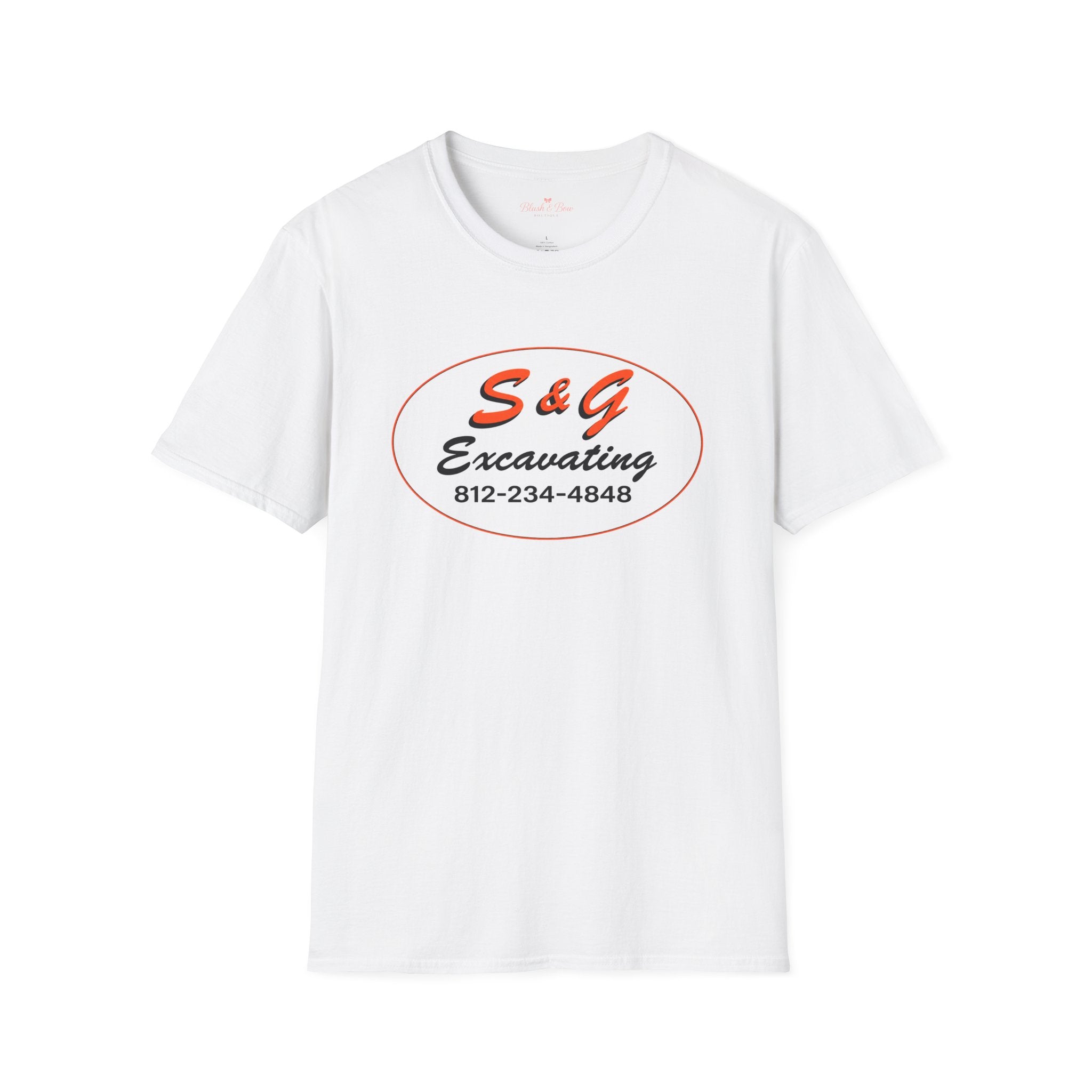 Excavation Logo T-Shirt — S&G Excavating (812-234-4848)