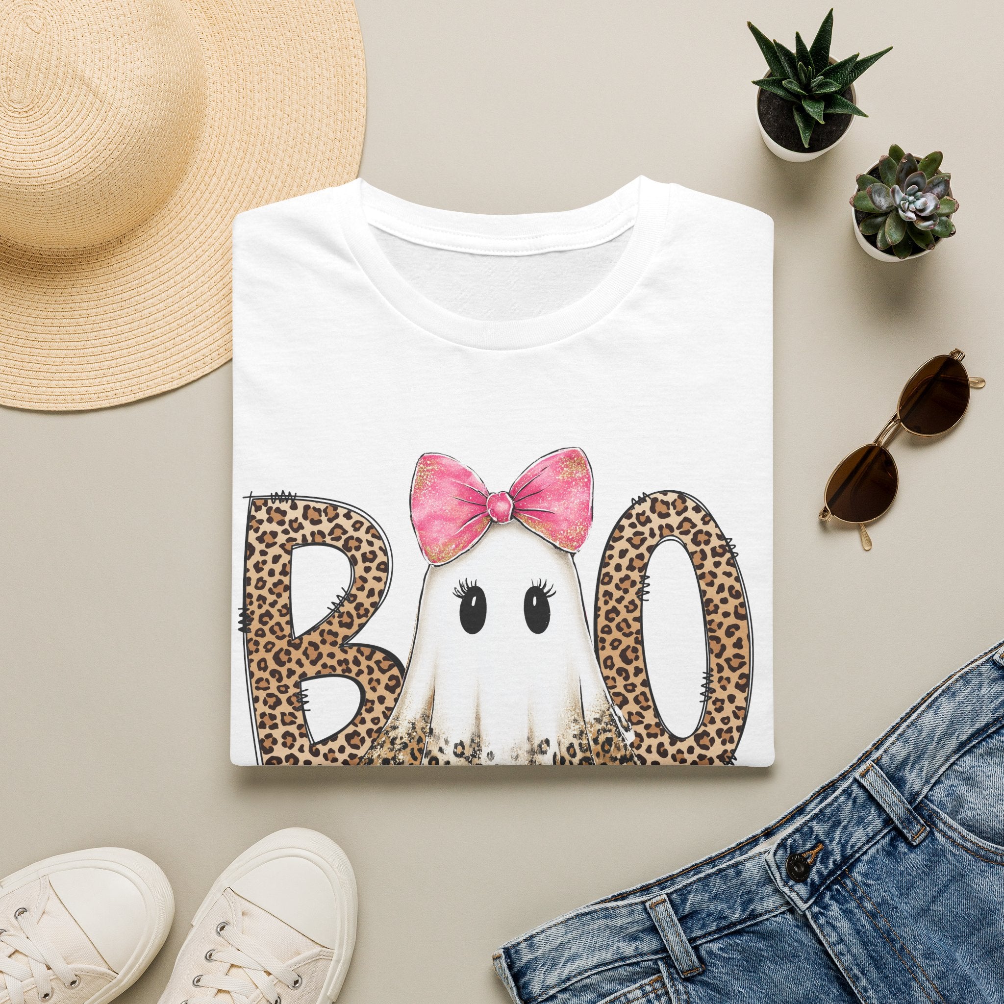 Boo Leopard Ghost Tee